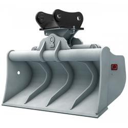 Tilt mud bucket