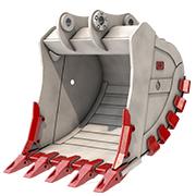 Heavy rock-duty bucket