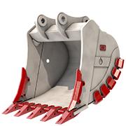 Standart rock-duty bucket